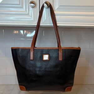 Dooney & Bourke Purse Handbag Pocketbook Pebbled Leather Charleston Tote Bag